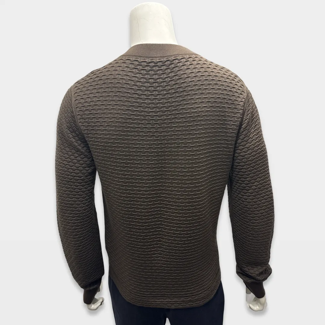 Ermenegildo Zegna Men's Brown cashmere and silk Jumper