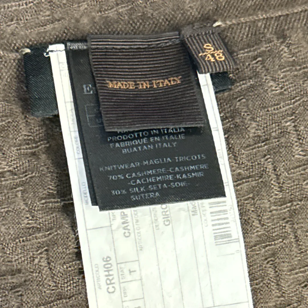 Ermenegildo Zegna Men's Brown cashmere and silk Jumper