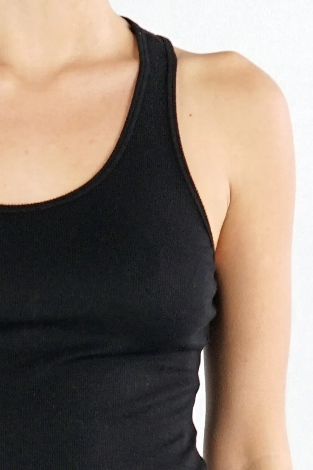 Essential Basic Ribbed Racerback Tank