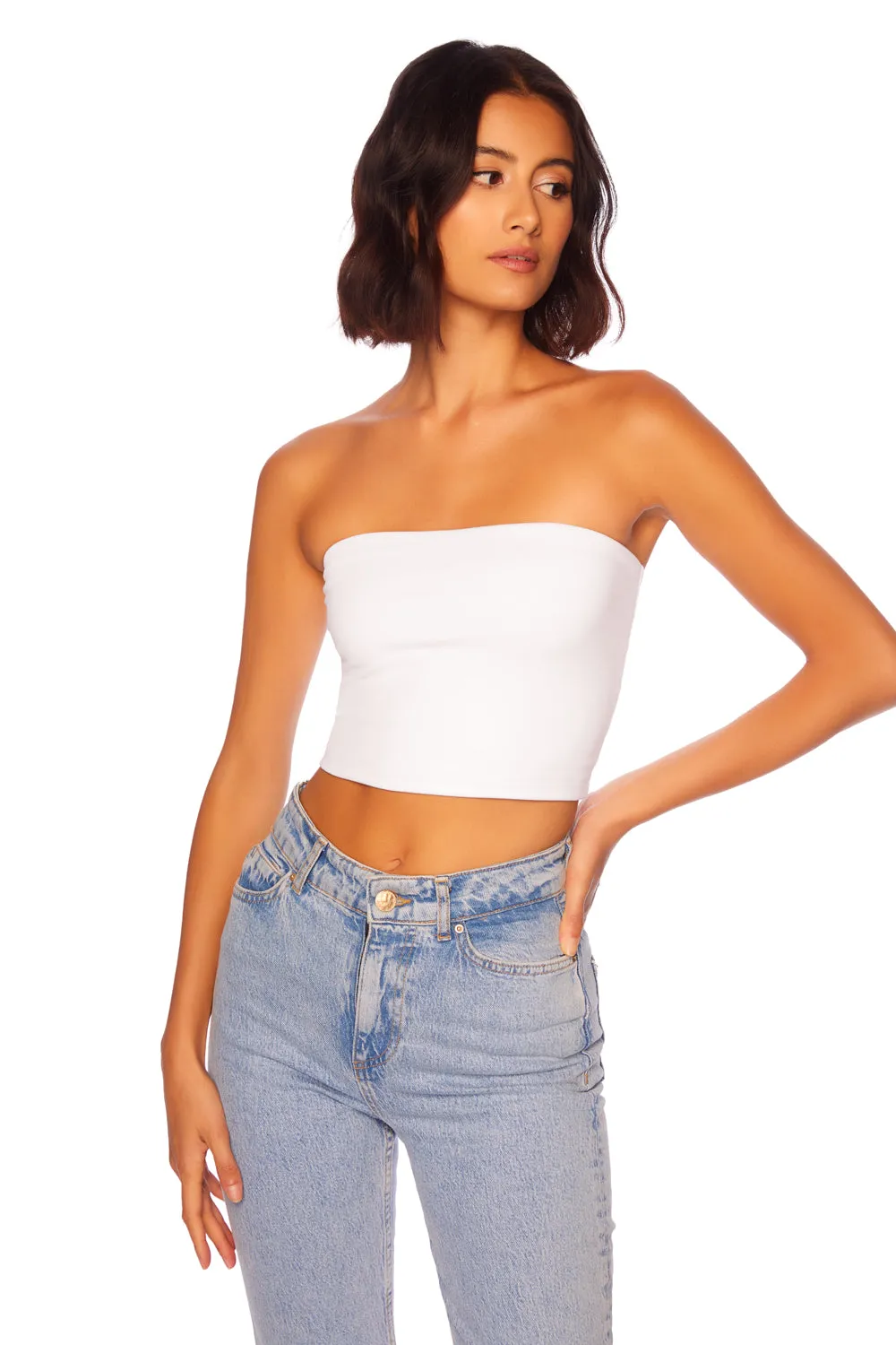 essential crop tube top