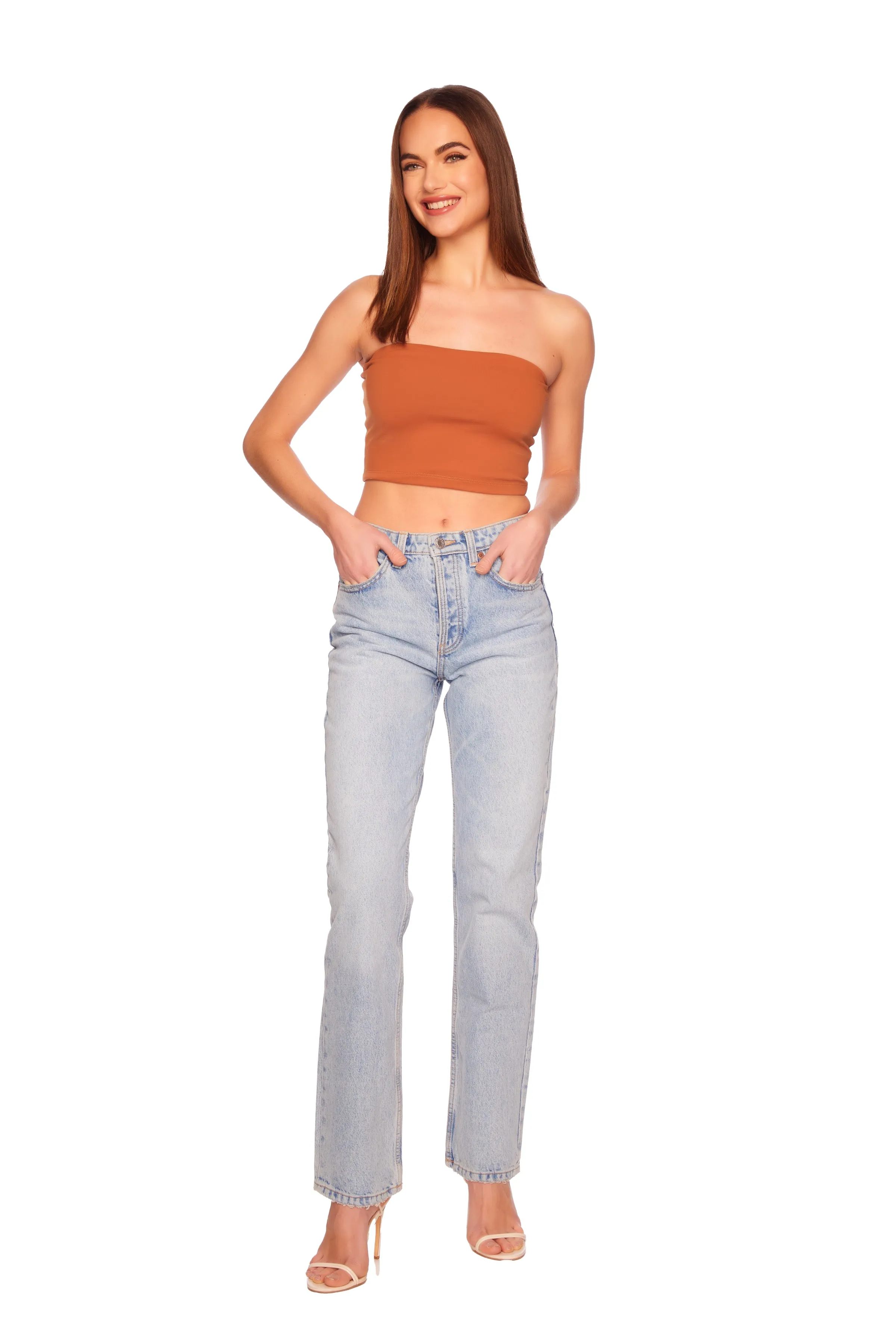 essential crop tube top