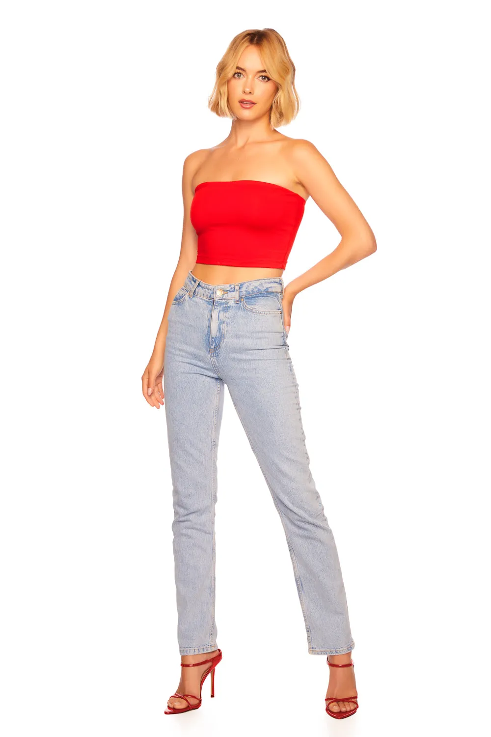 essential crop tube top