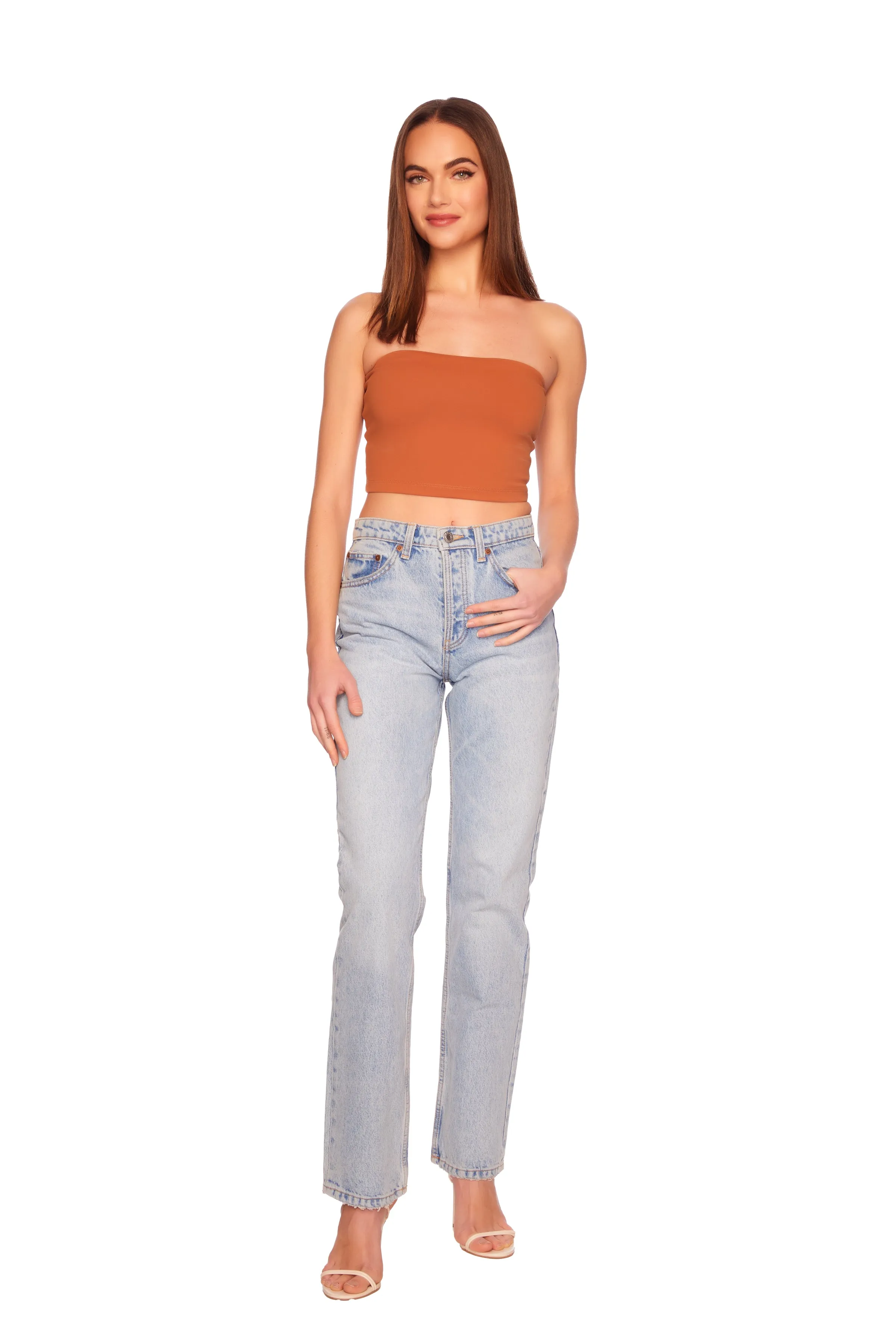 essential crop tube top