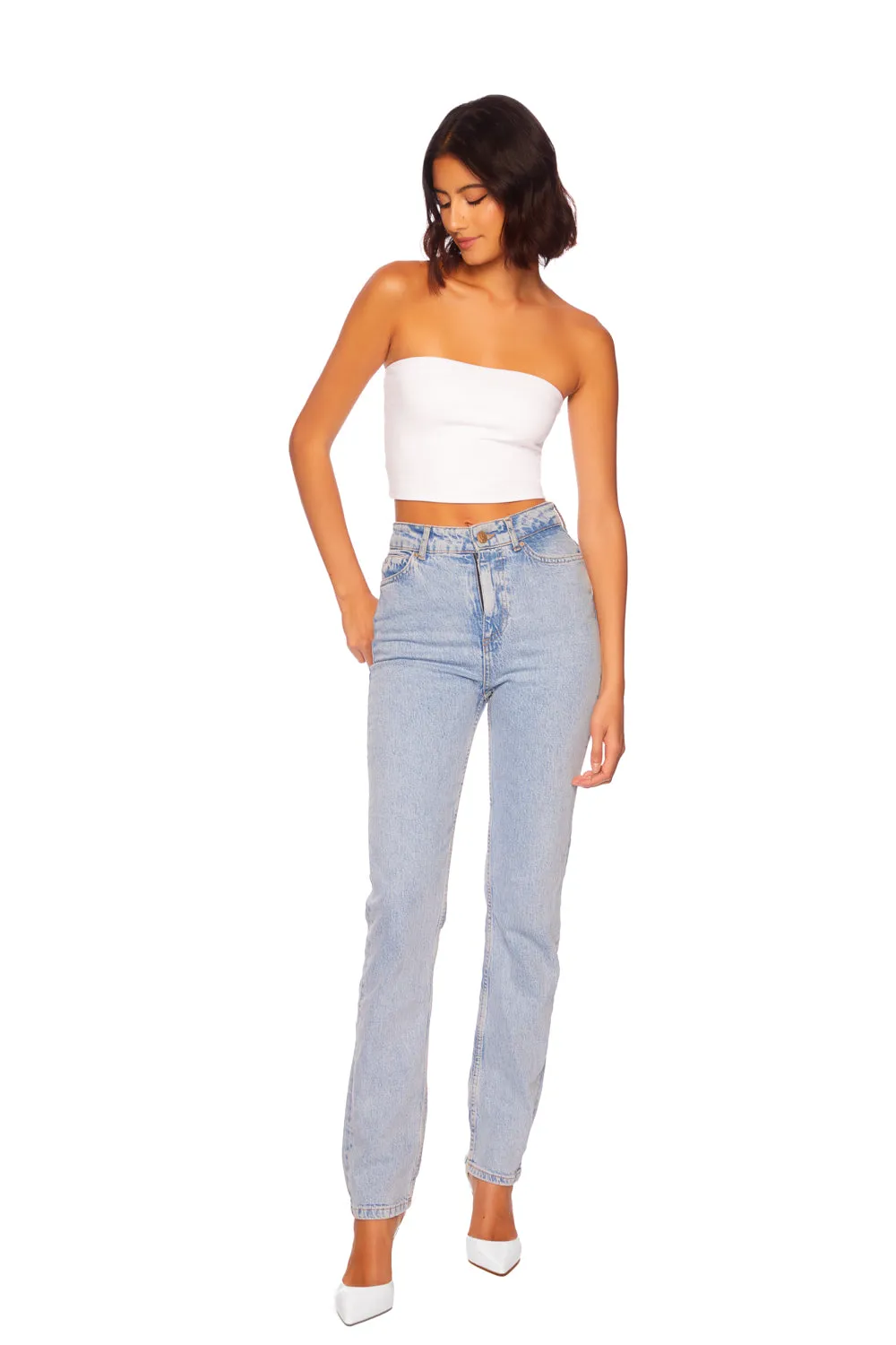 essential crop tube top