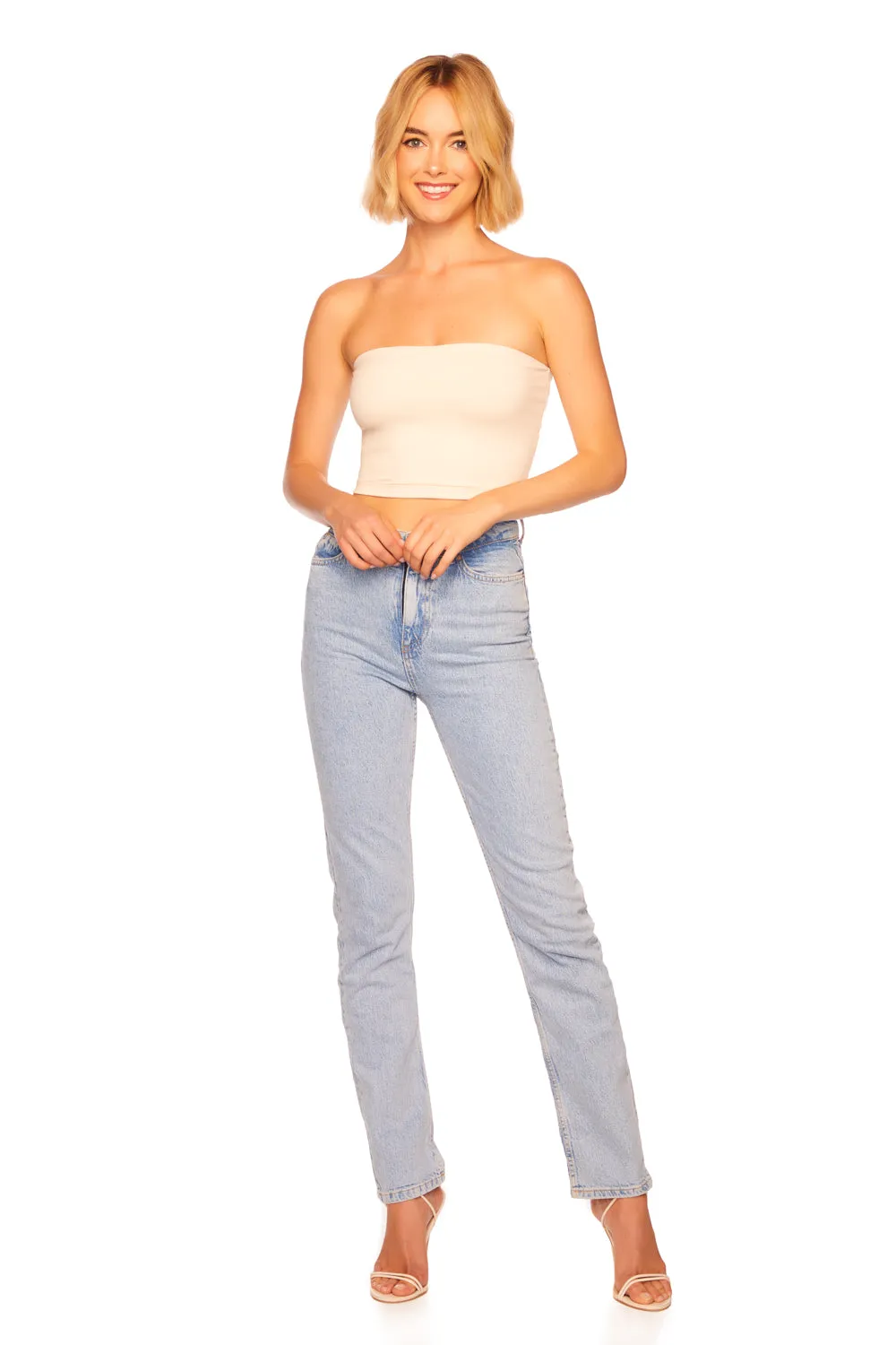 essential crop tube top
