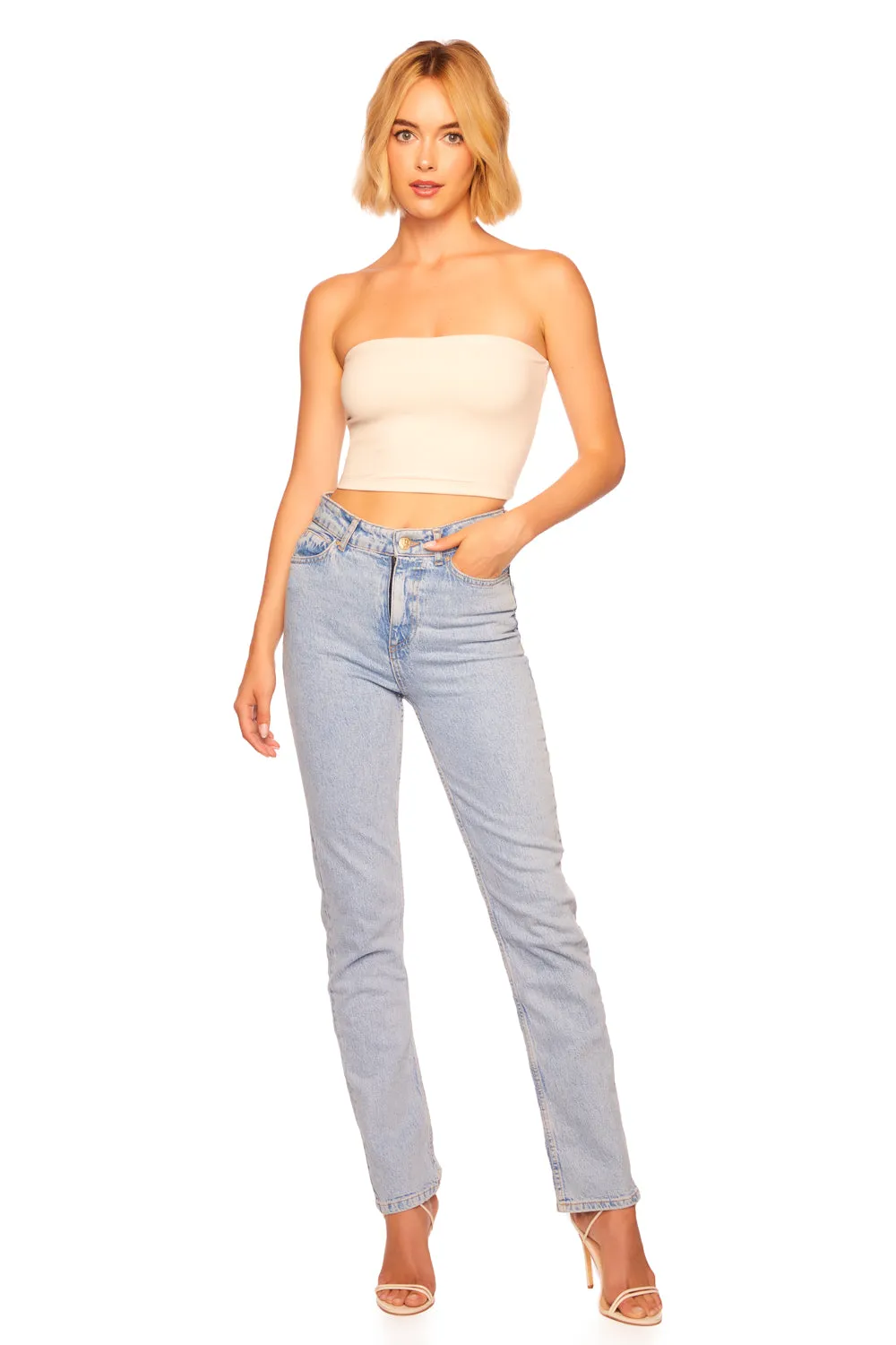 essential crop tube top