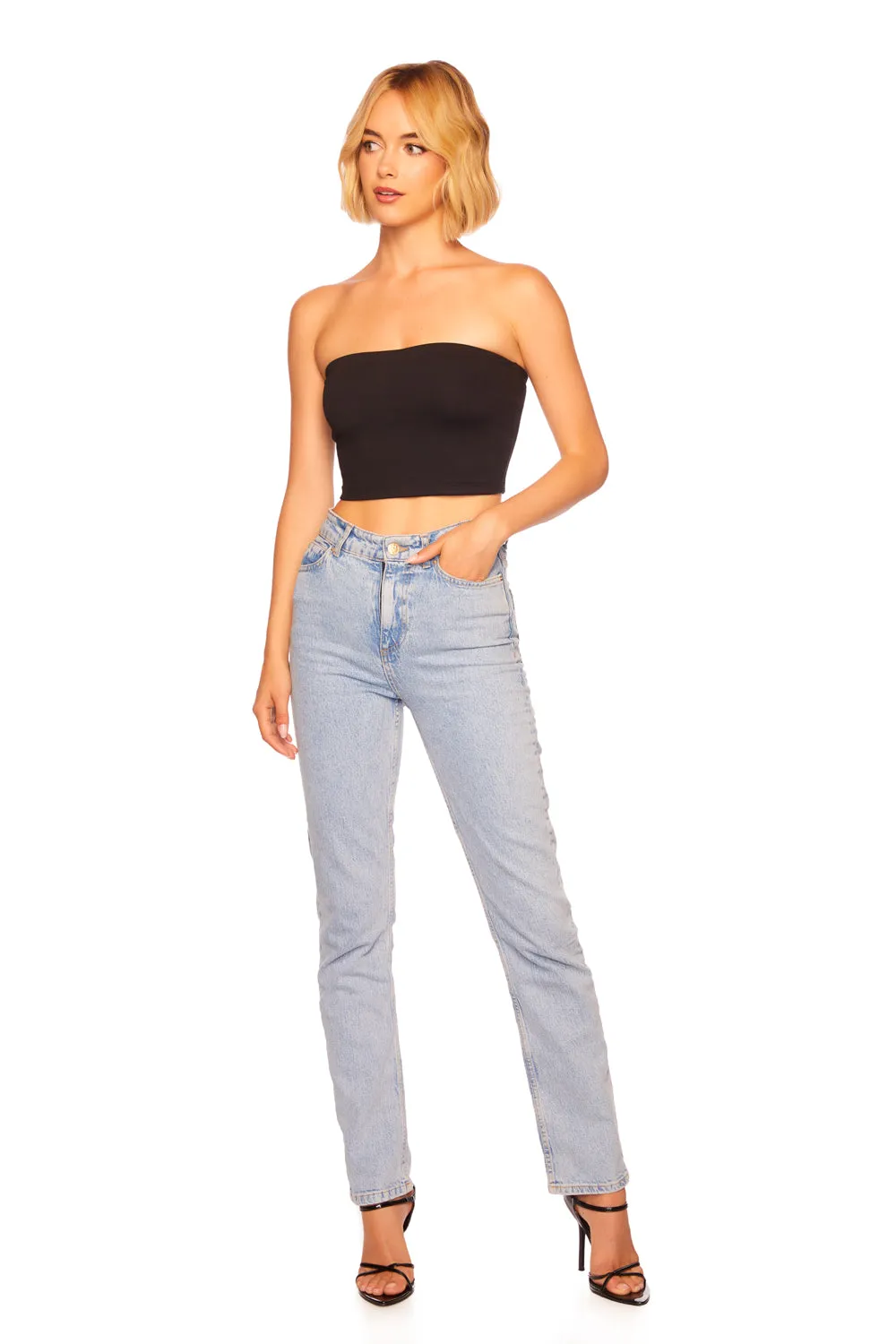 essential crop tube top