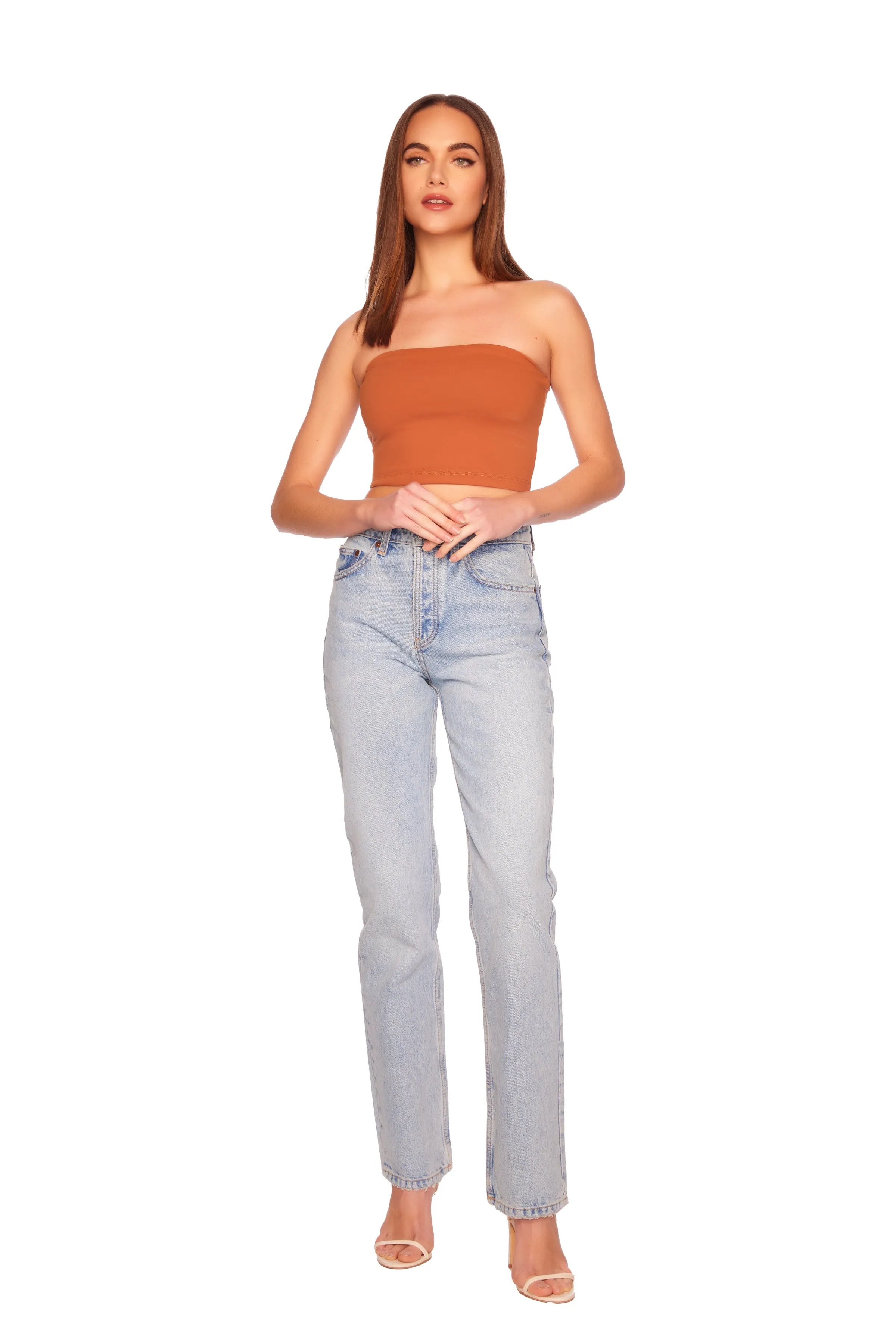 essential crop tube top