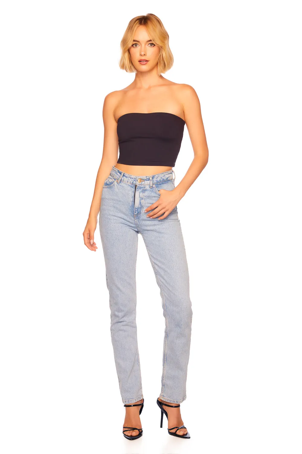 essential crop tube top