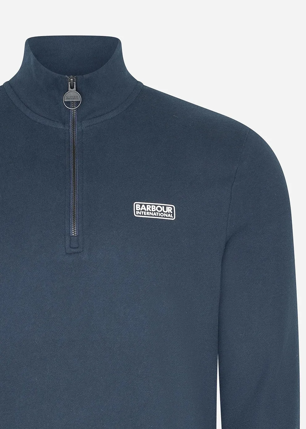 Essential half zip sweat - international navy