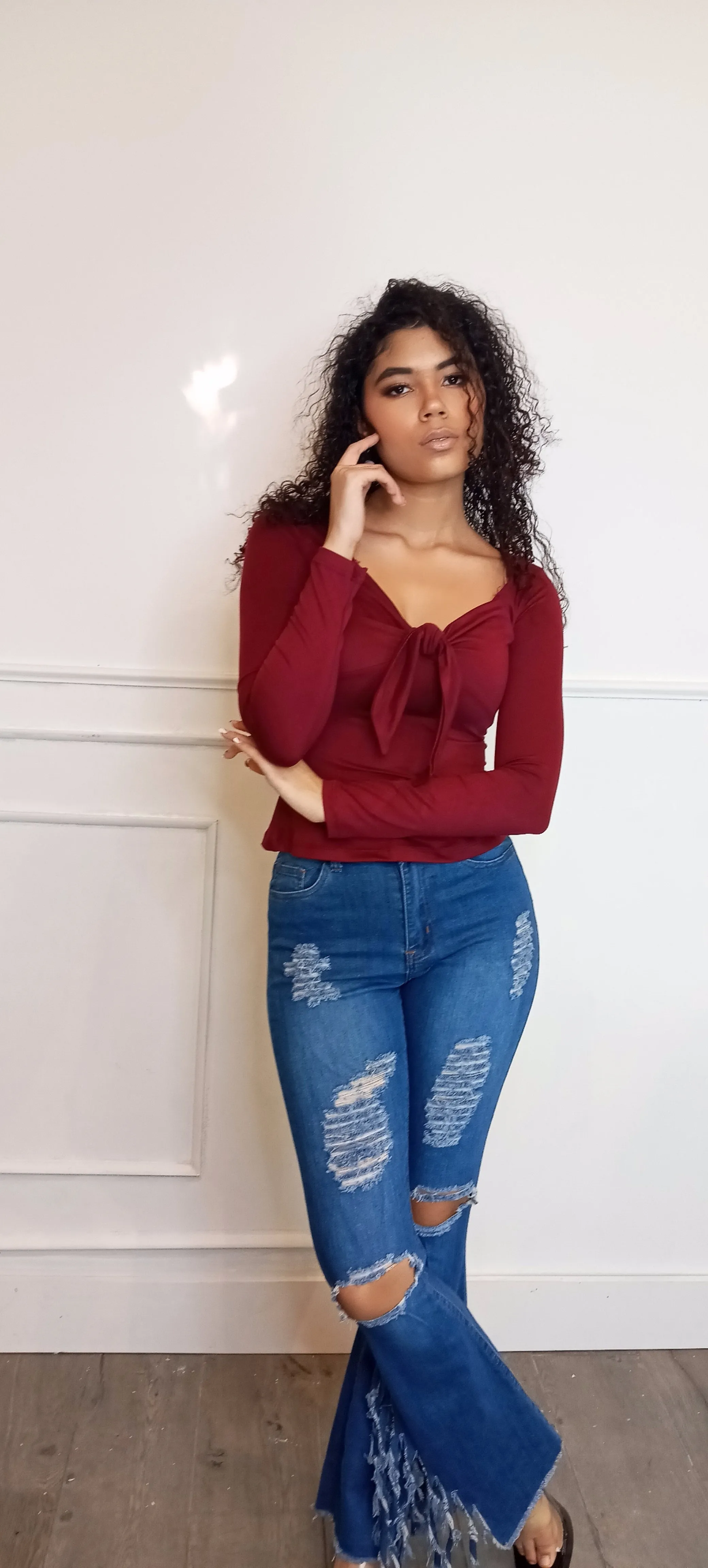 EVERYTHING I WANTED Top w/ Front Tie