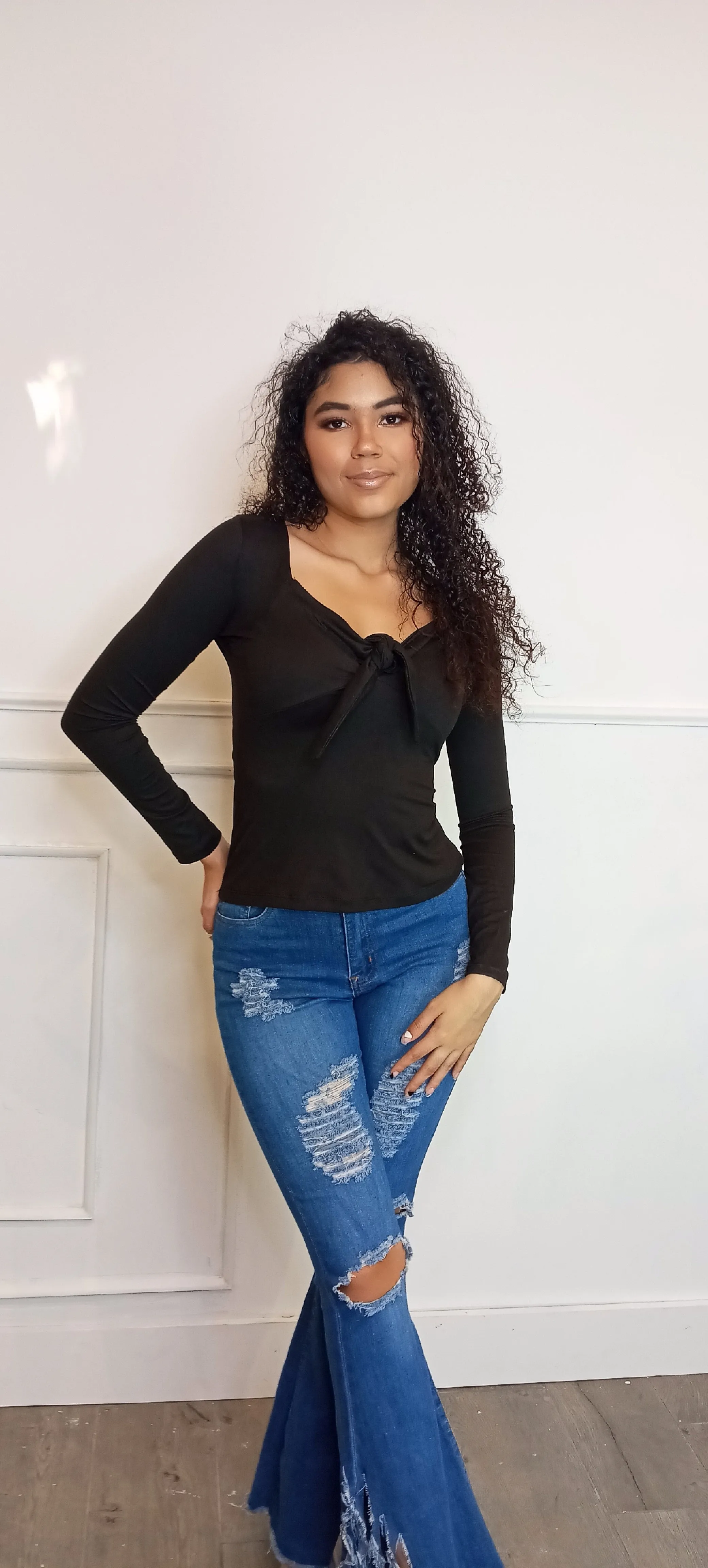 EVERYTHING I WANTED Top w/ Front Tie