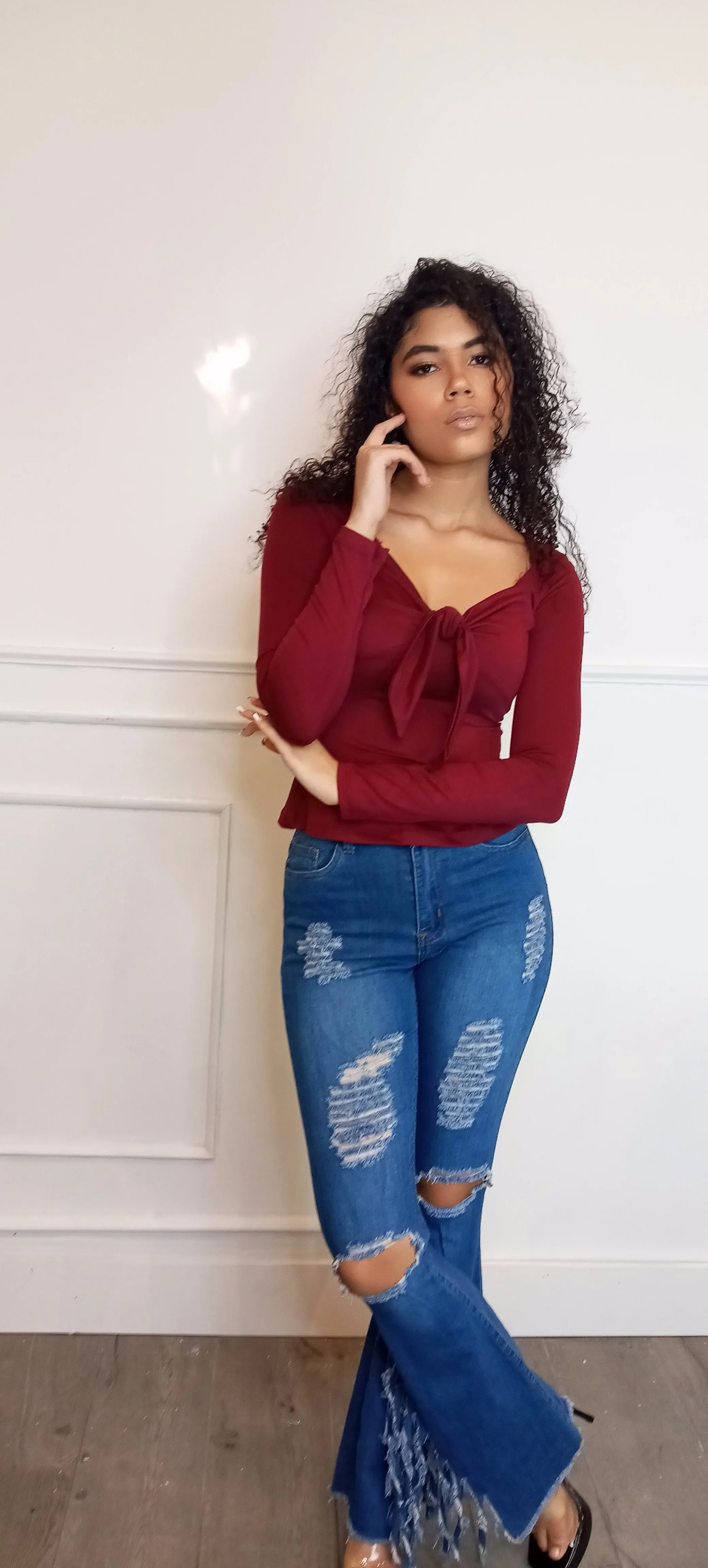 EVERYTHING I WANTED Top w/ Front Tie