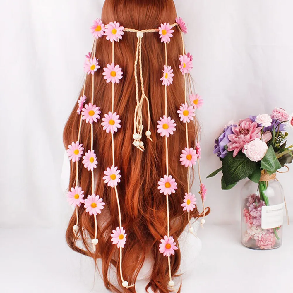 Flower Daisy Garland Festival Crown Headpiece