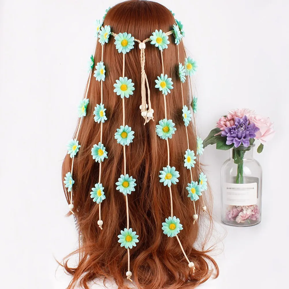 Flower Daisy Garland Festival Crown Headpiece