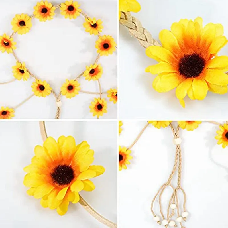 Flower Daisy Garland Festival Crown Headpiece