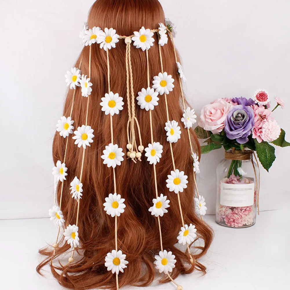 Flower Daisy Garland Festival Crown Headpiece