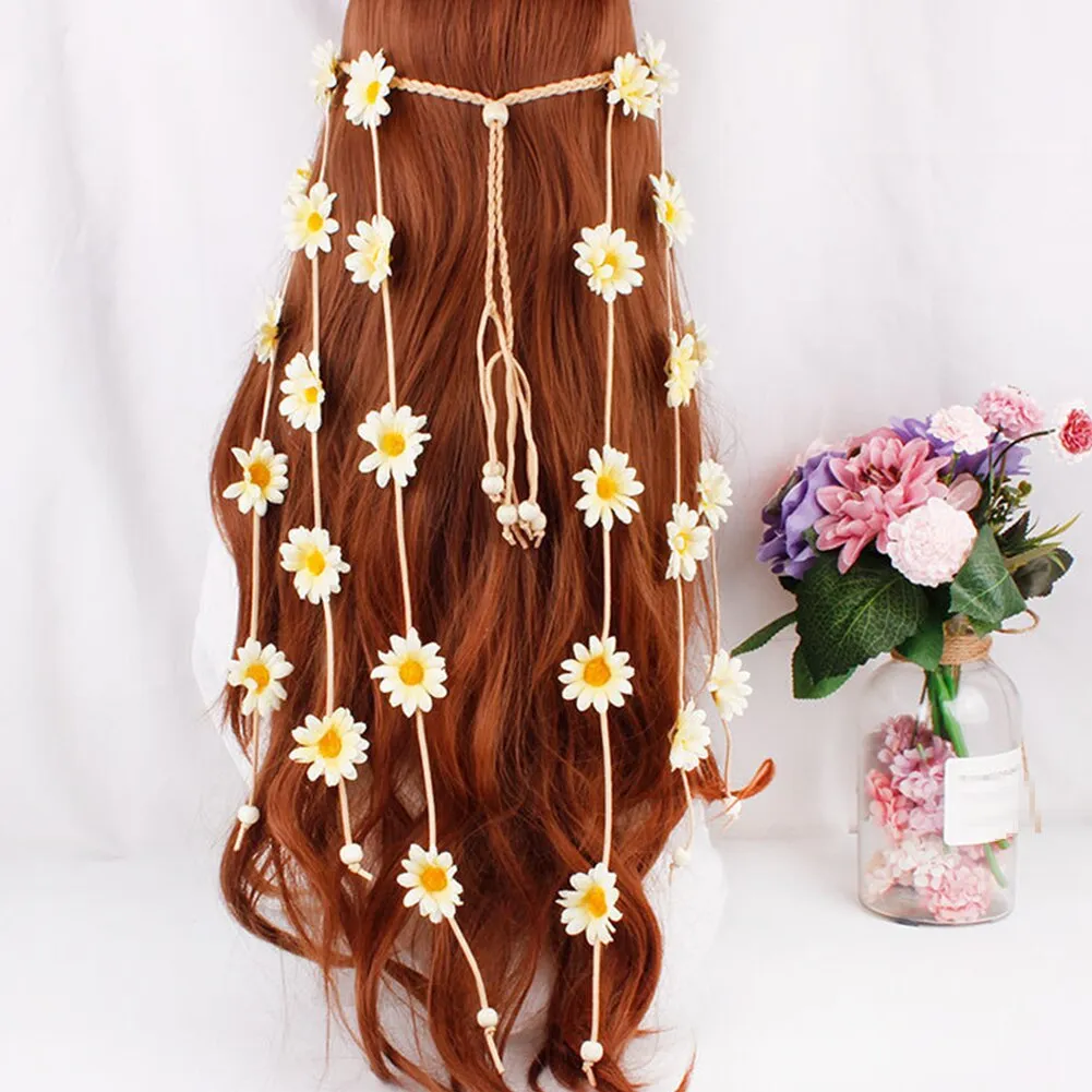 Flower Daisy Garland Festival Crown Headpiece