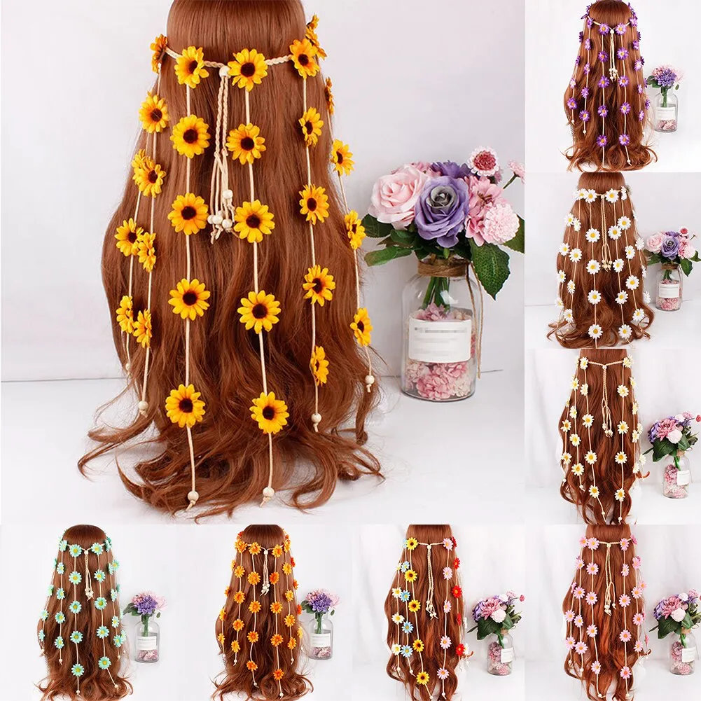 Flower Daisy Garland Festival Crown Headpiece