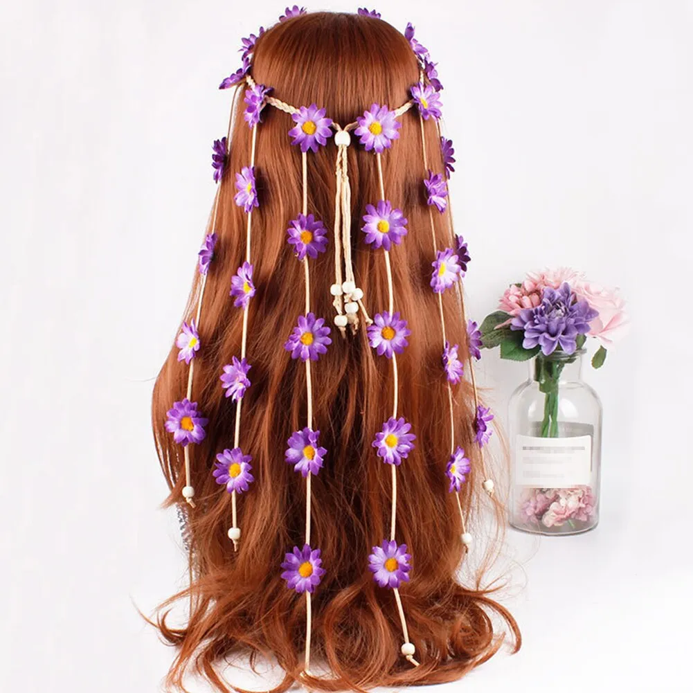 Flower Daisy Garland Festival Crown Headpiece