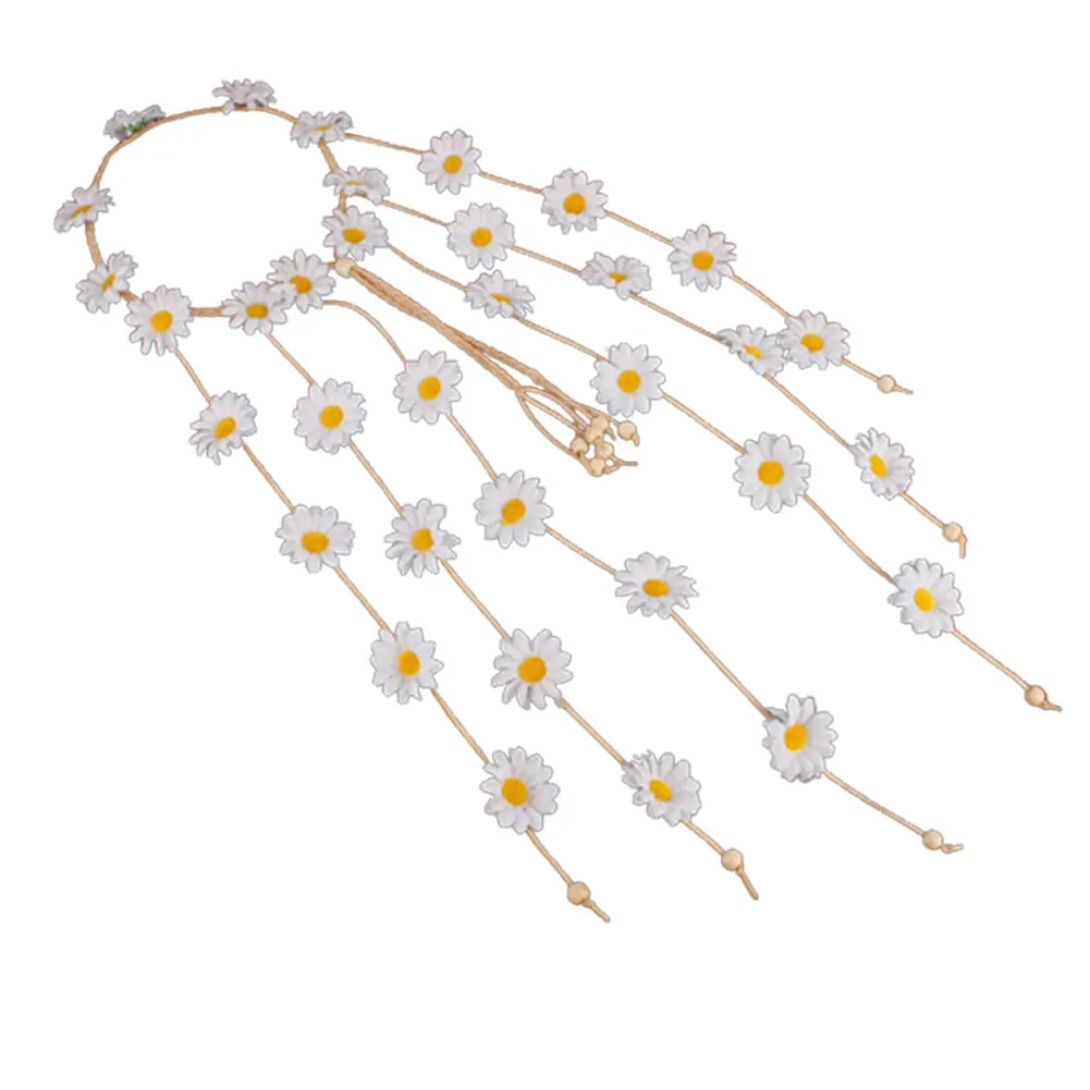 Flower Daisy Garland Festival Crown Headpiece