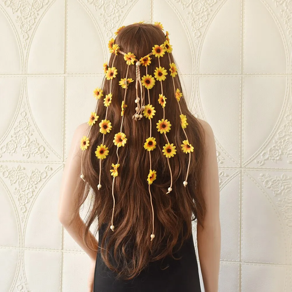 Flower Daisy Garland Festival Crown Headpiece