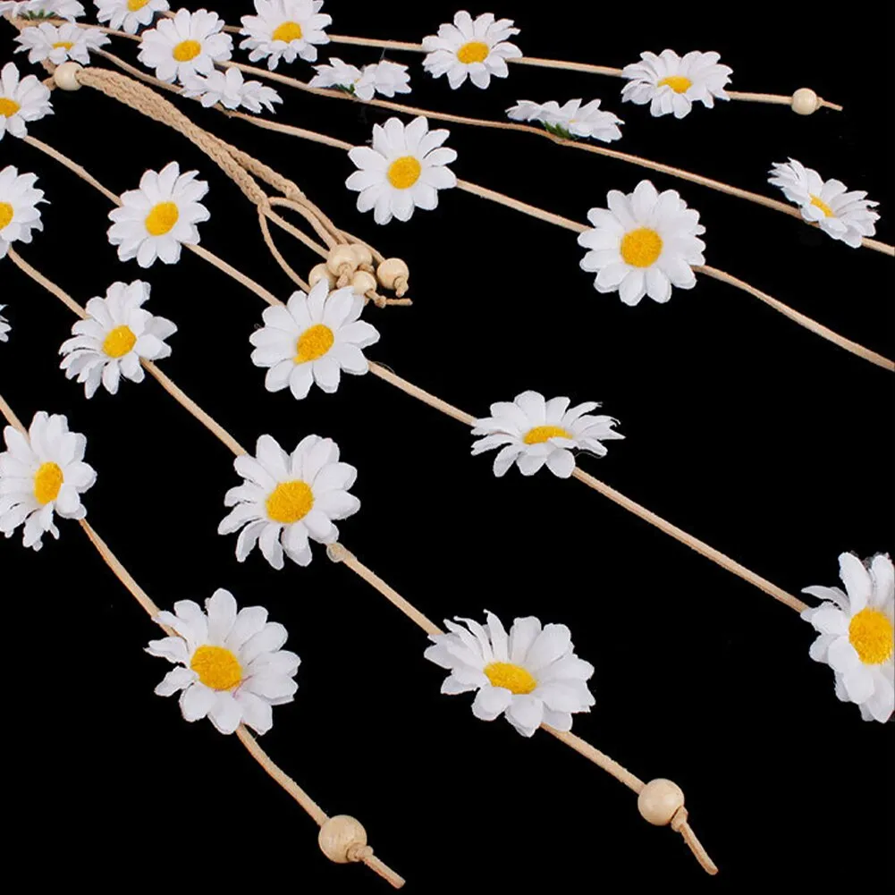 Flower Daisy Garland Festival Crown Headpiece