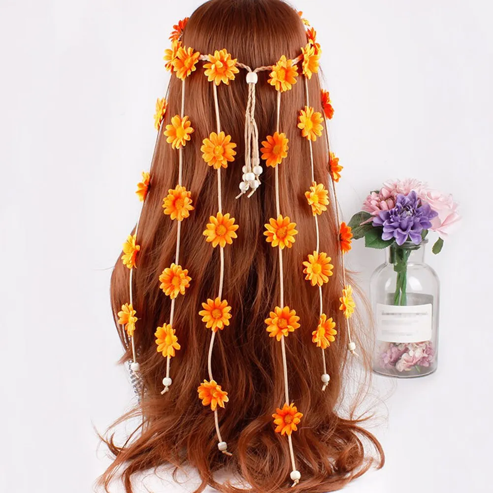 Flower Daisy Garland Festival Crown Headpiece