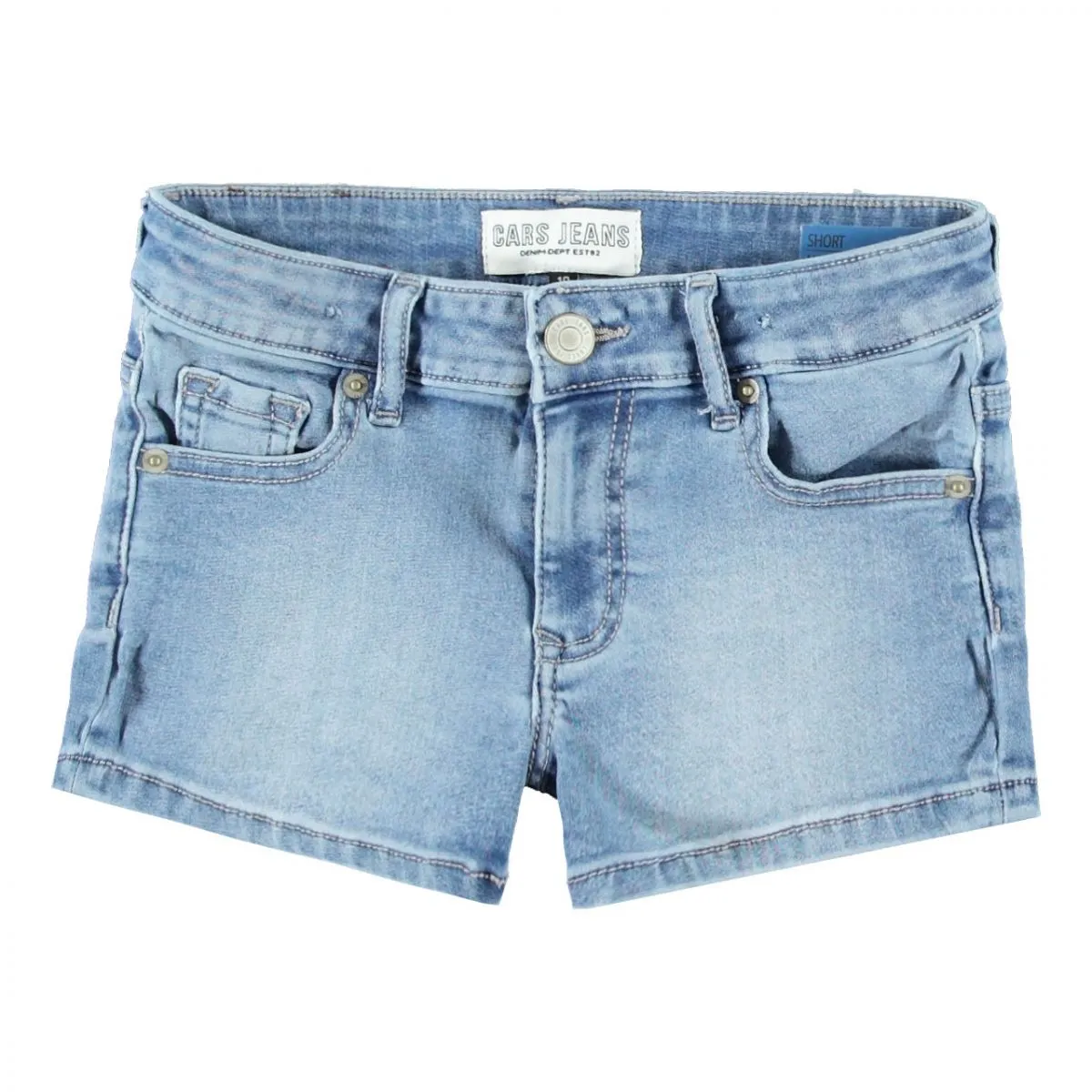 Girl's Cotton Denim Noalin Shorts - Super Bleached
