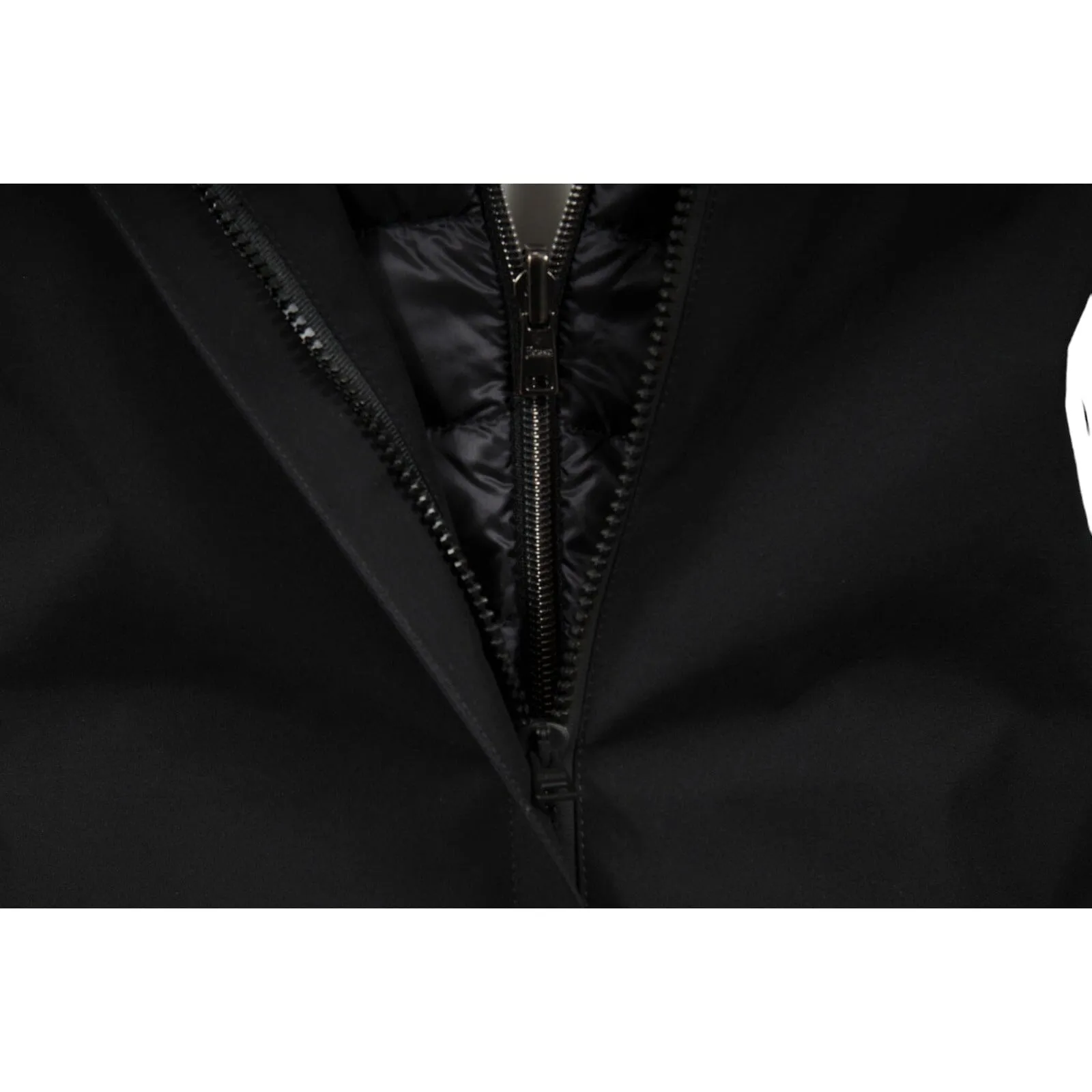 Goretex Hooded Down Coat US 8 IT 44 Black Down Lining Jaclet