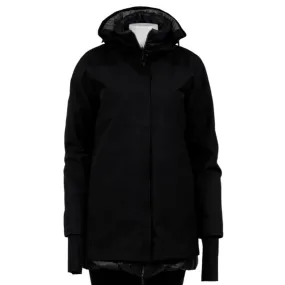 Goretex Hooded Down Coat US 8 IT 44 Black Down Lining Jaclet