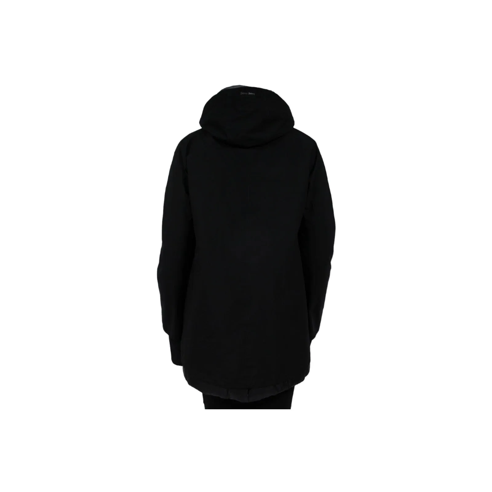 Goretex Hooded Down Coat US 8 IT 44 Black Down Lining Jaclet