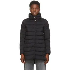 Herno Black Down Matte Amelia Coat