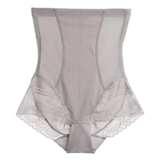 High-Waist Tummy Control Postpartum Lace Thigh Shaper Panty