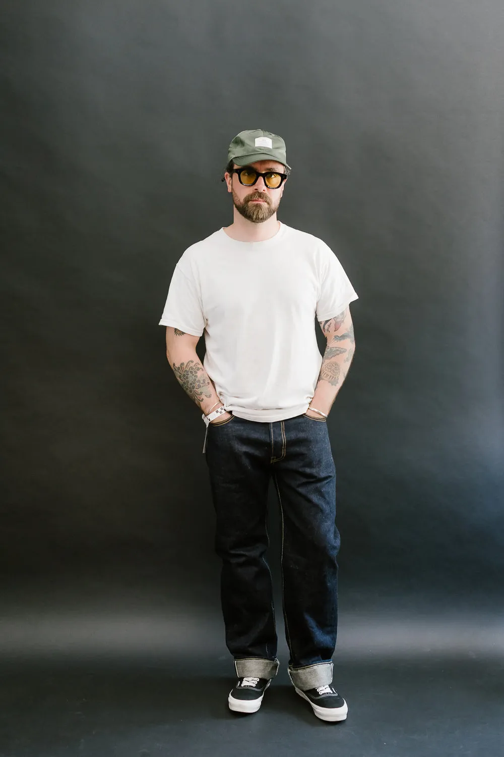 IH-634S-18 - 18oz Vintage Selvedge Denim Straight Cut Jeans - Indigo