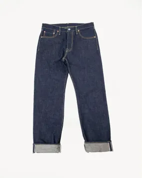IH-634S-18 - 18oz Vintage Selvedge Denim Straight Cut Jeans - Indigo