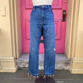 J. Crew distressed frayed hem jeans size 14