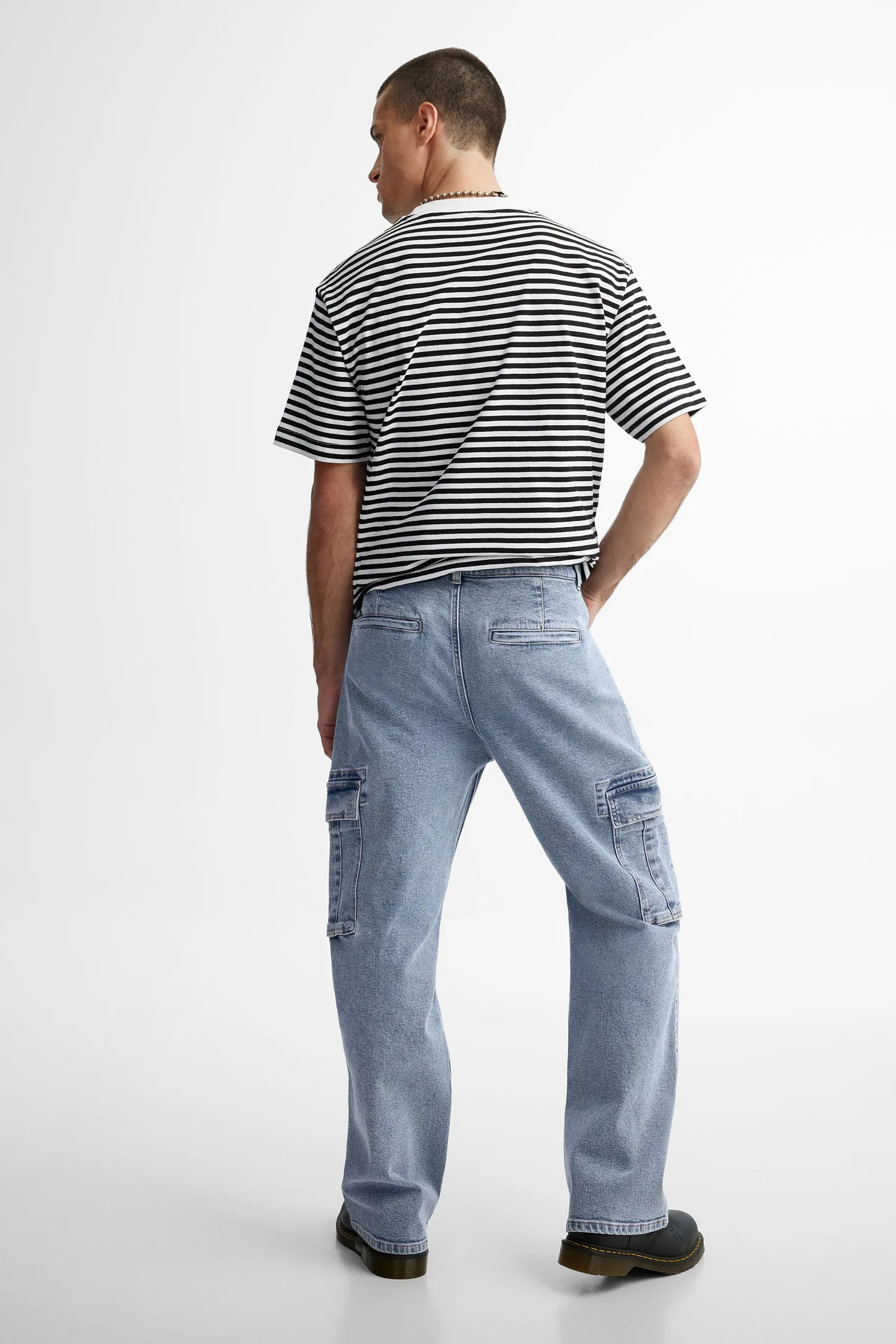 Jeans cargo coupe ample - Homme