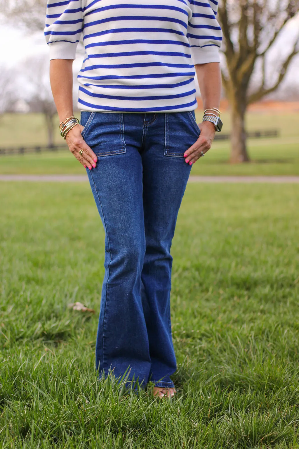 Jess Low Rise Flare Jean