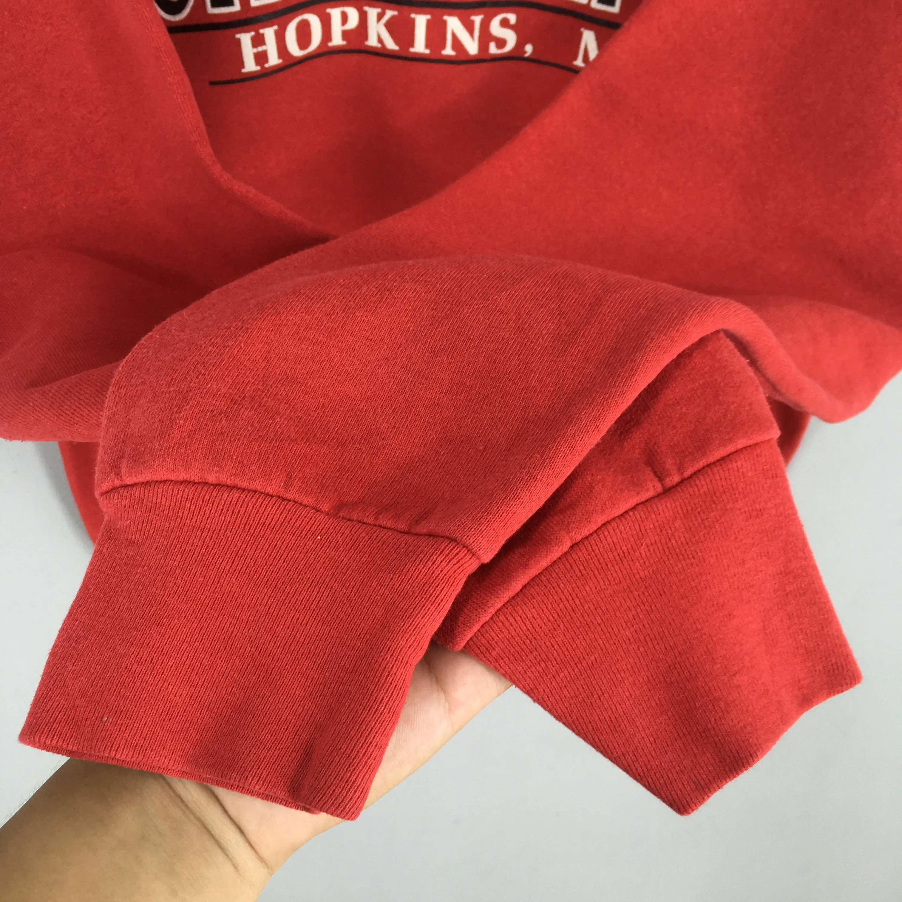 John Ireland Hopkins School Red Sweatshirt Medium
