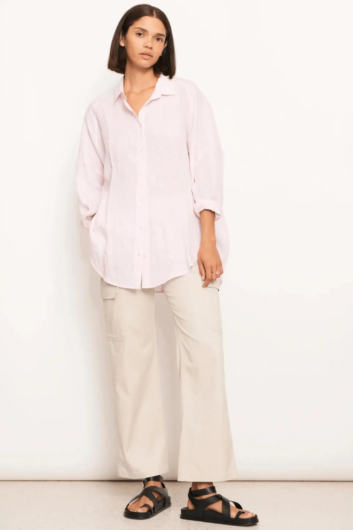JOSS SHIRT PINK DENIM