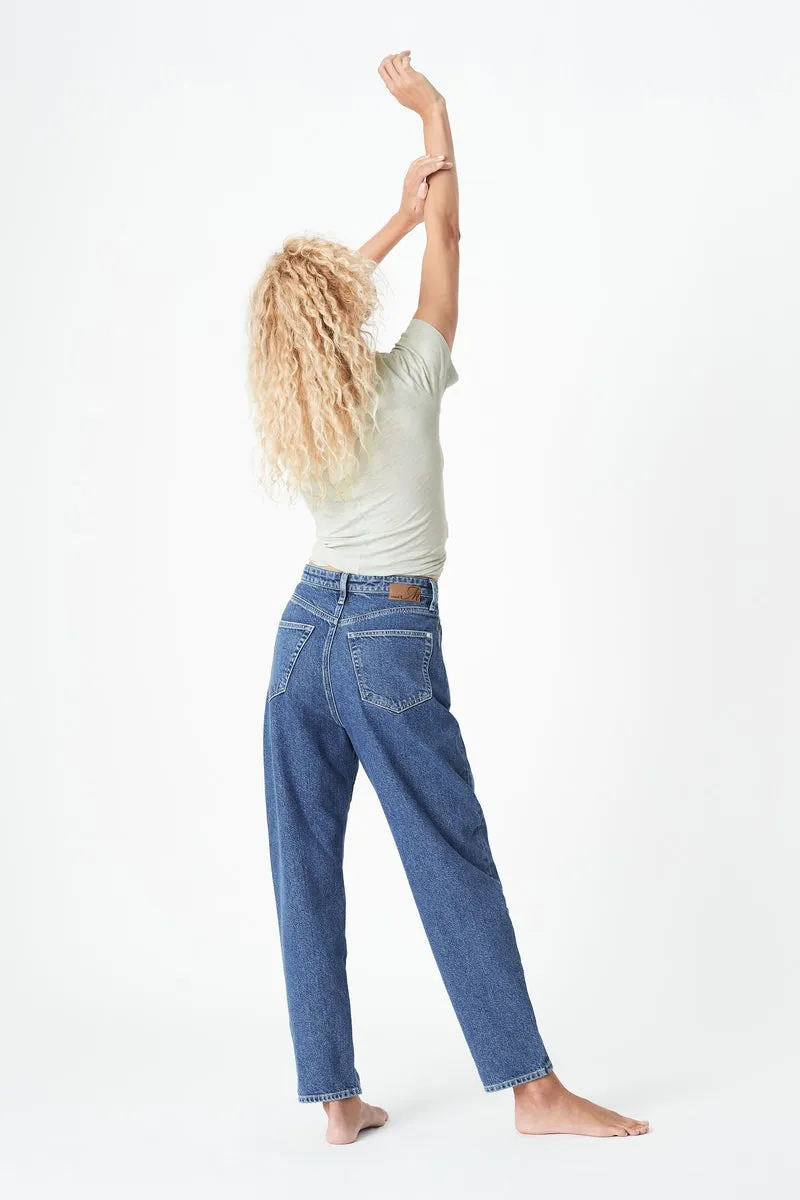 Laura Jeans - Dark Recycled Blue