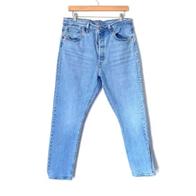 Levi 501 Light Wash Hidden Button Up Skinny Jeans- Size 33 (Inseam 27.5")