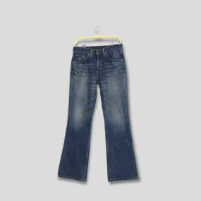 Levi's 517 Bootcut Indigo Blue Jeans Size 30x31
