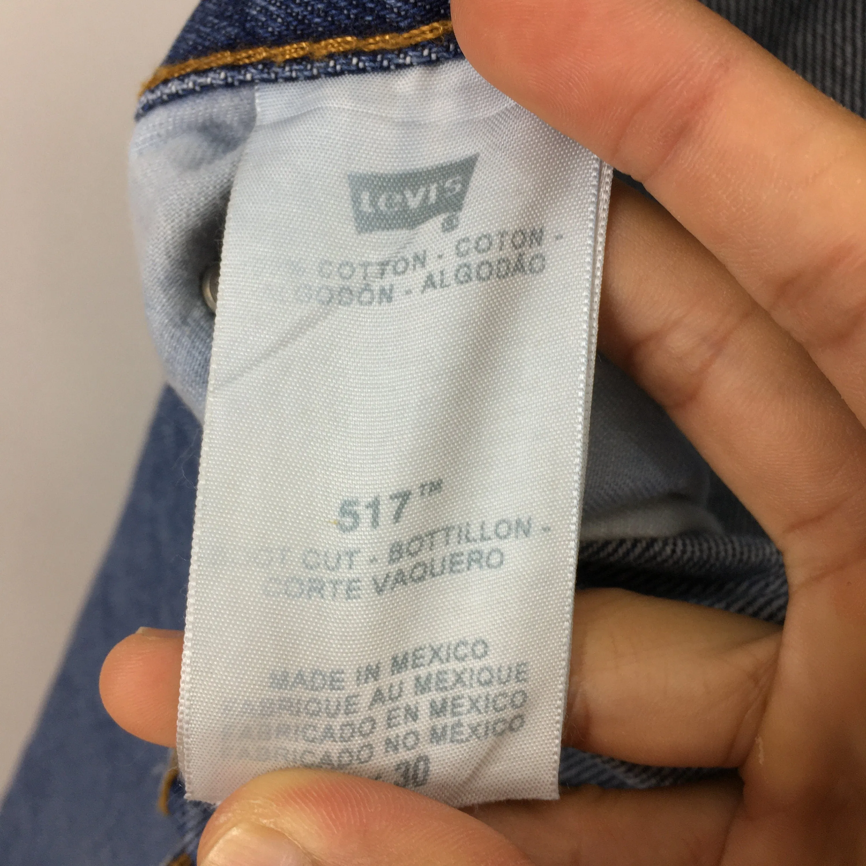 Levi's 517 Bootcut Jeans Faded Blue Size 33x31