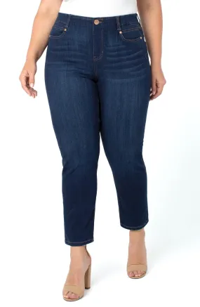 Liverpool Gia Glider Slim Westport Wash Jean