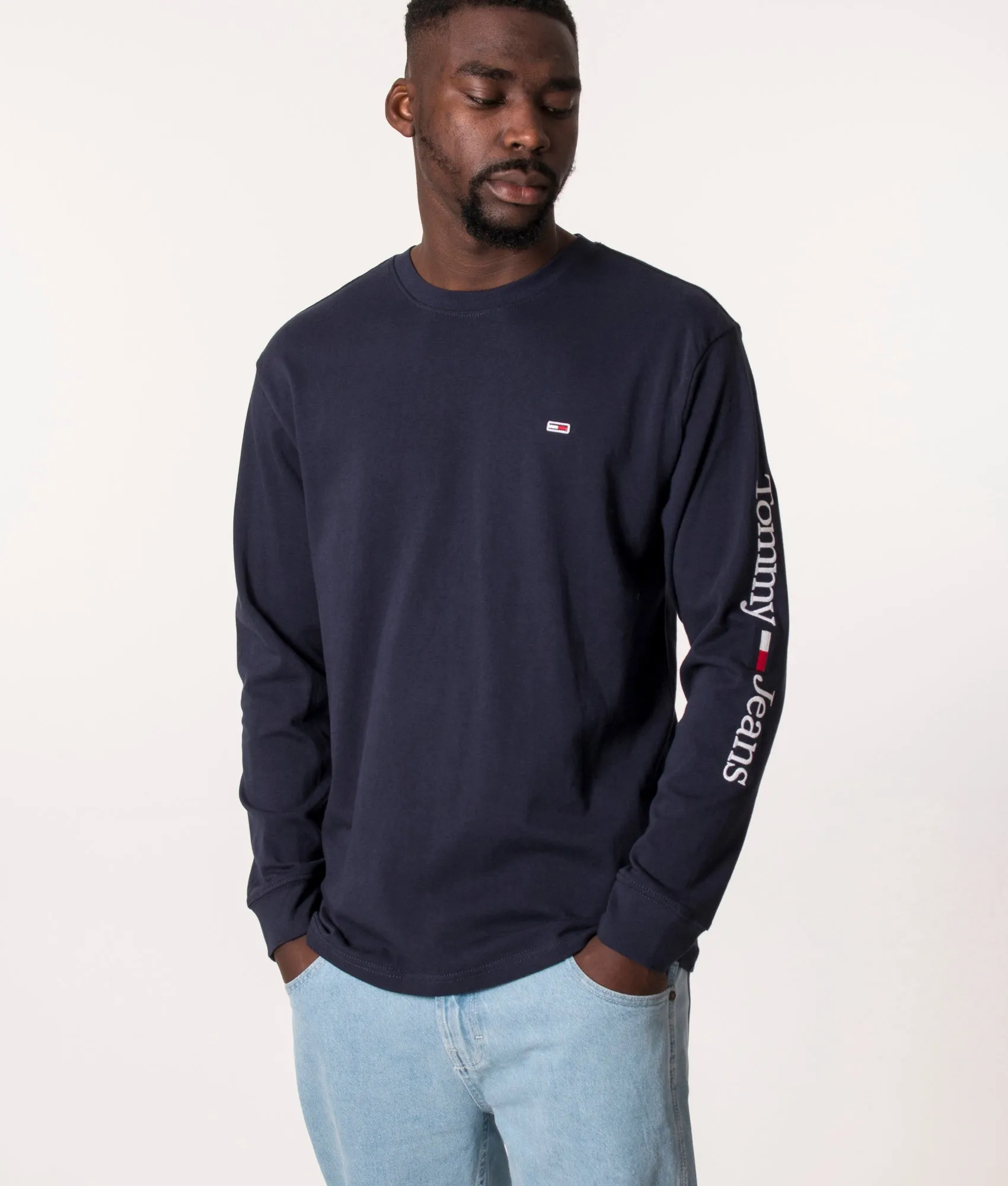 Long Sleeve Classic Serif Linear T-Shirt