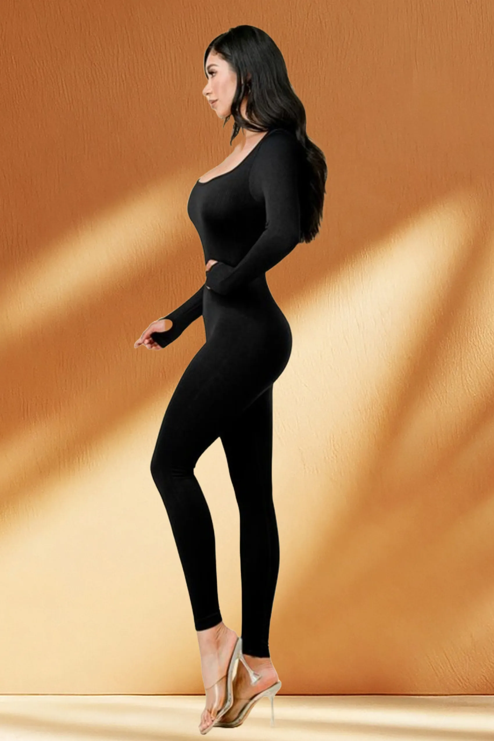 Long Sleeve Seamless Bodysuit