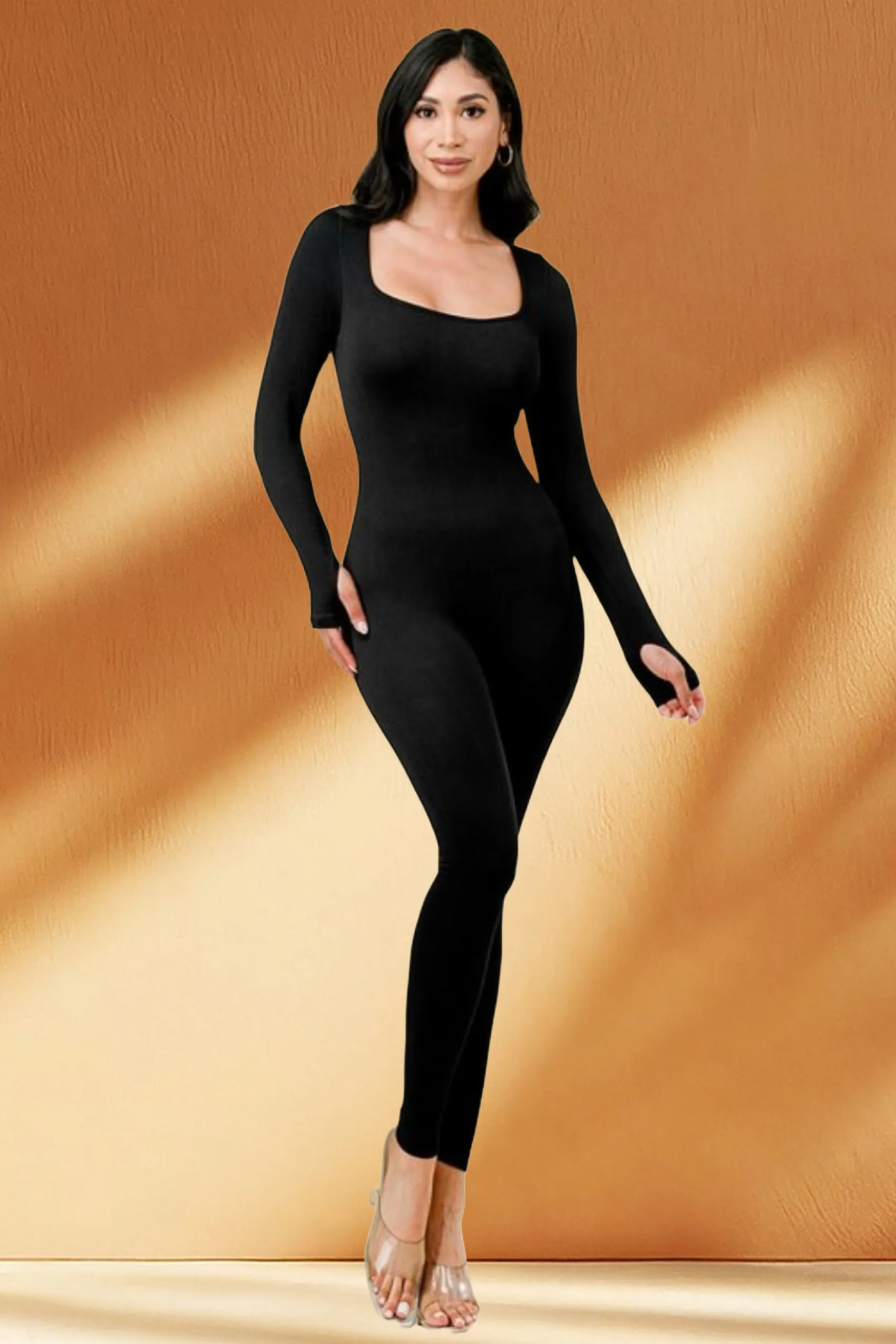 Long Sleeve Seamless Bodysuit