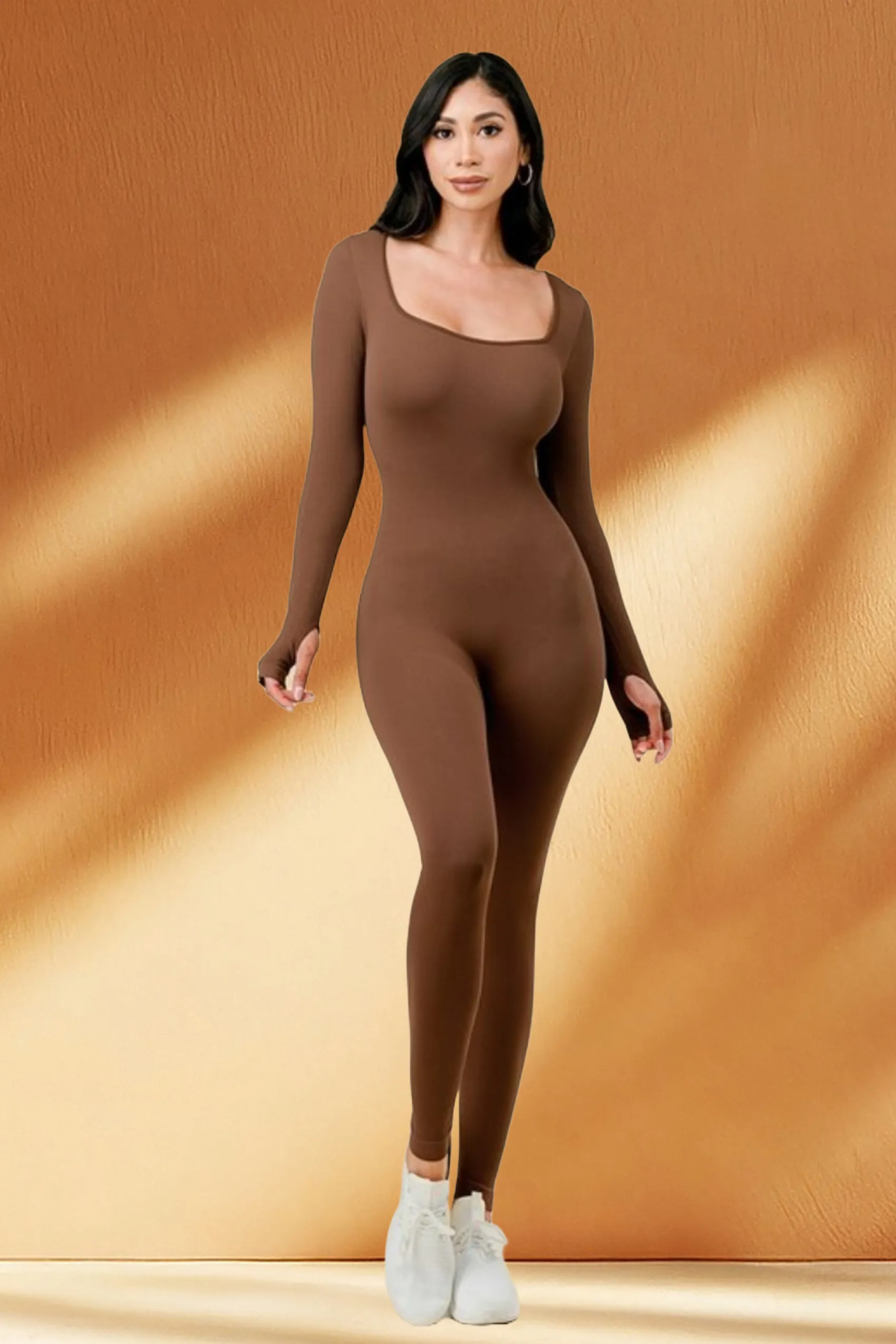 Long Sleeve Seamless Bodysuit